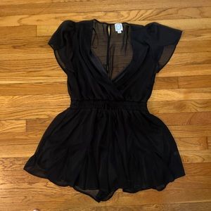 Francesca’s Black Romper